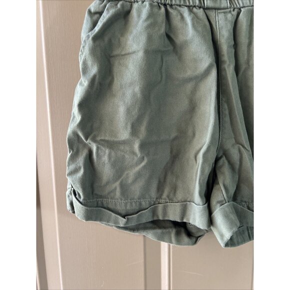 GAP Kids Romper Cotton Lyocell Green Utility Girls Size XL Elastic Waist - Picture 5 of 11